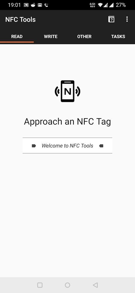 unable to read nfc tag